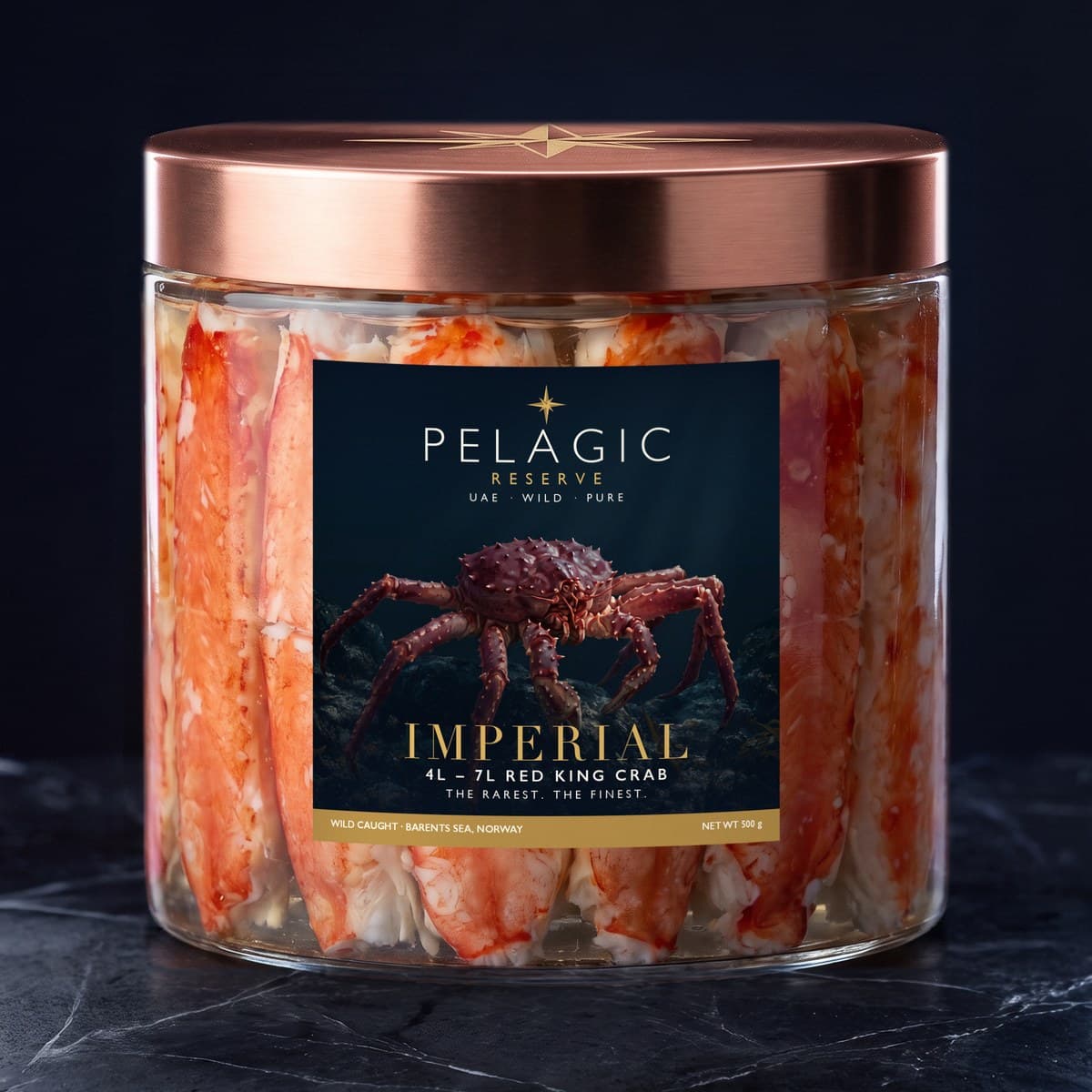 PELAGIC RESERVE Imperial, 500 g jar (illustrative image)