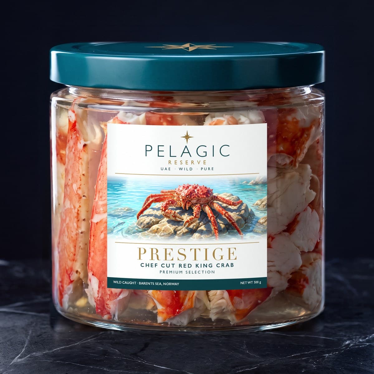 PELAGIC RESERVE Prestige, 500 g jar (illustrative image)