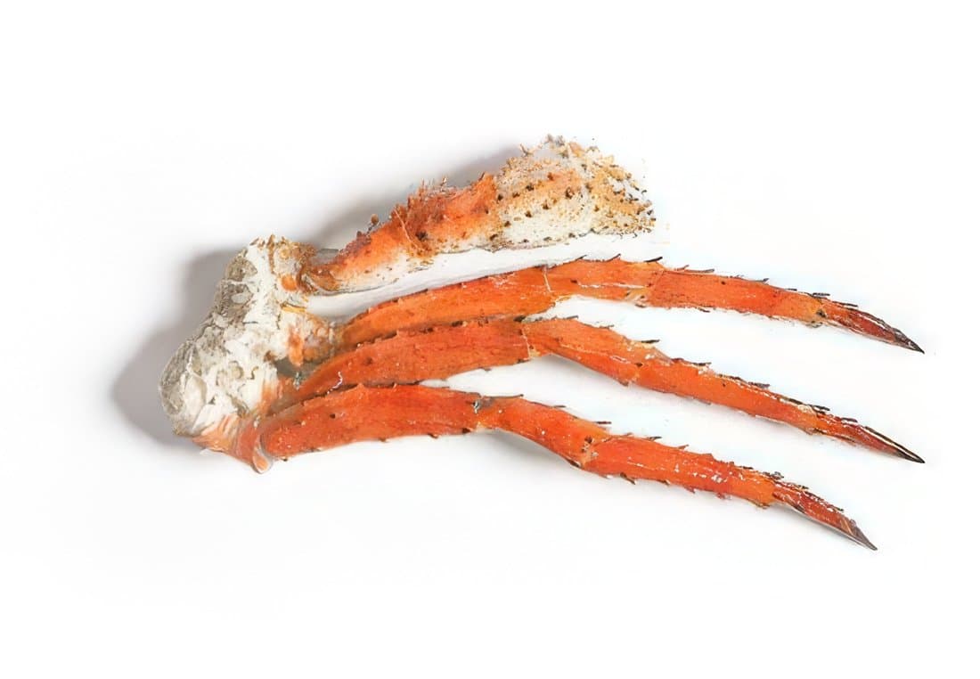 Red king crab leg cluster