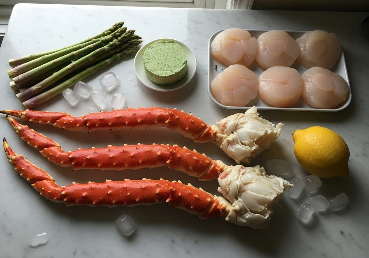 The raw ingredients for The Sovereign Surf as they arrive in the box