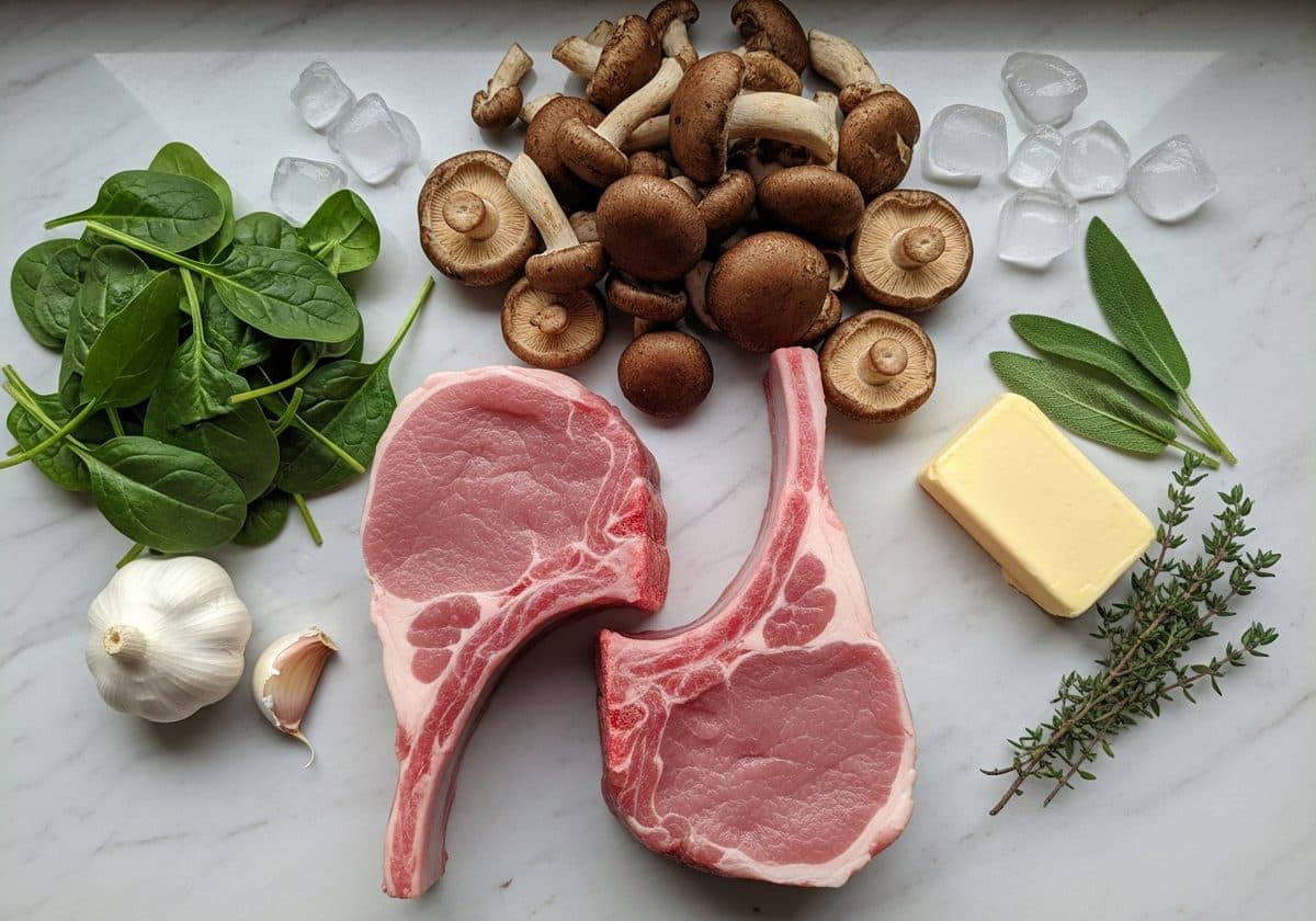 The raw ingredients for The Alpine as they arrive in the box