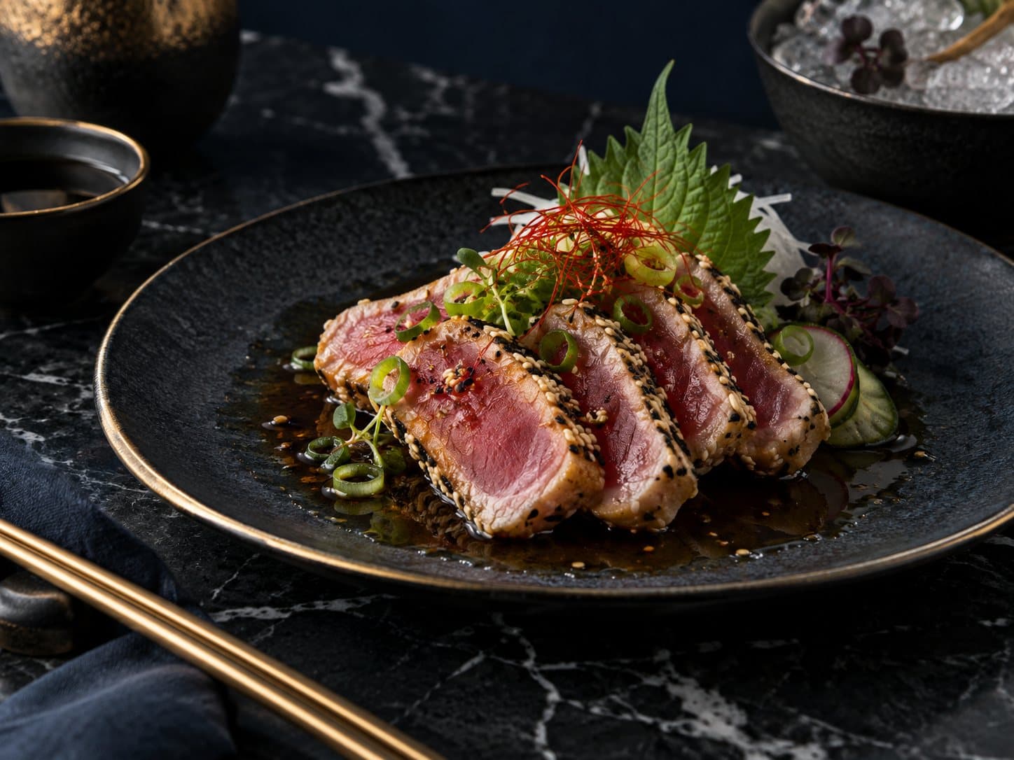 Yellowfin tataki (illustrative image)