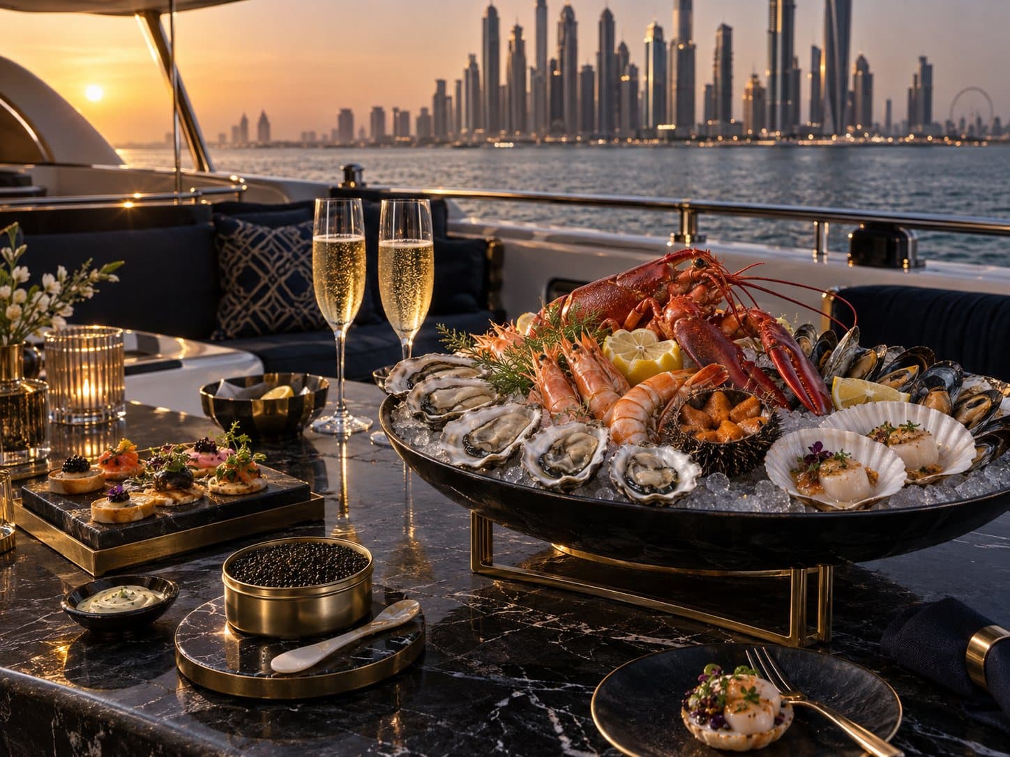 Yacht Sunset (illustrative image)