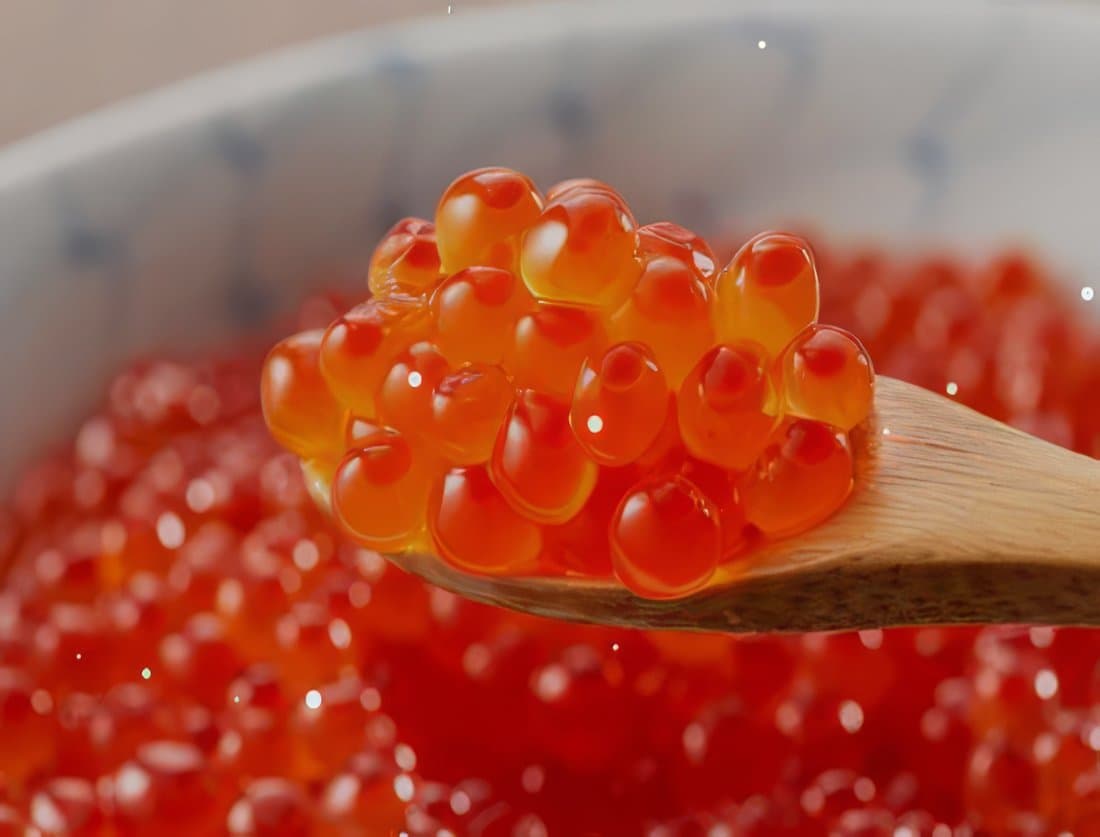 Salmon roe (ikura)
