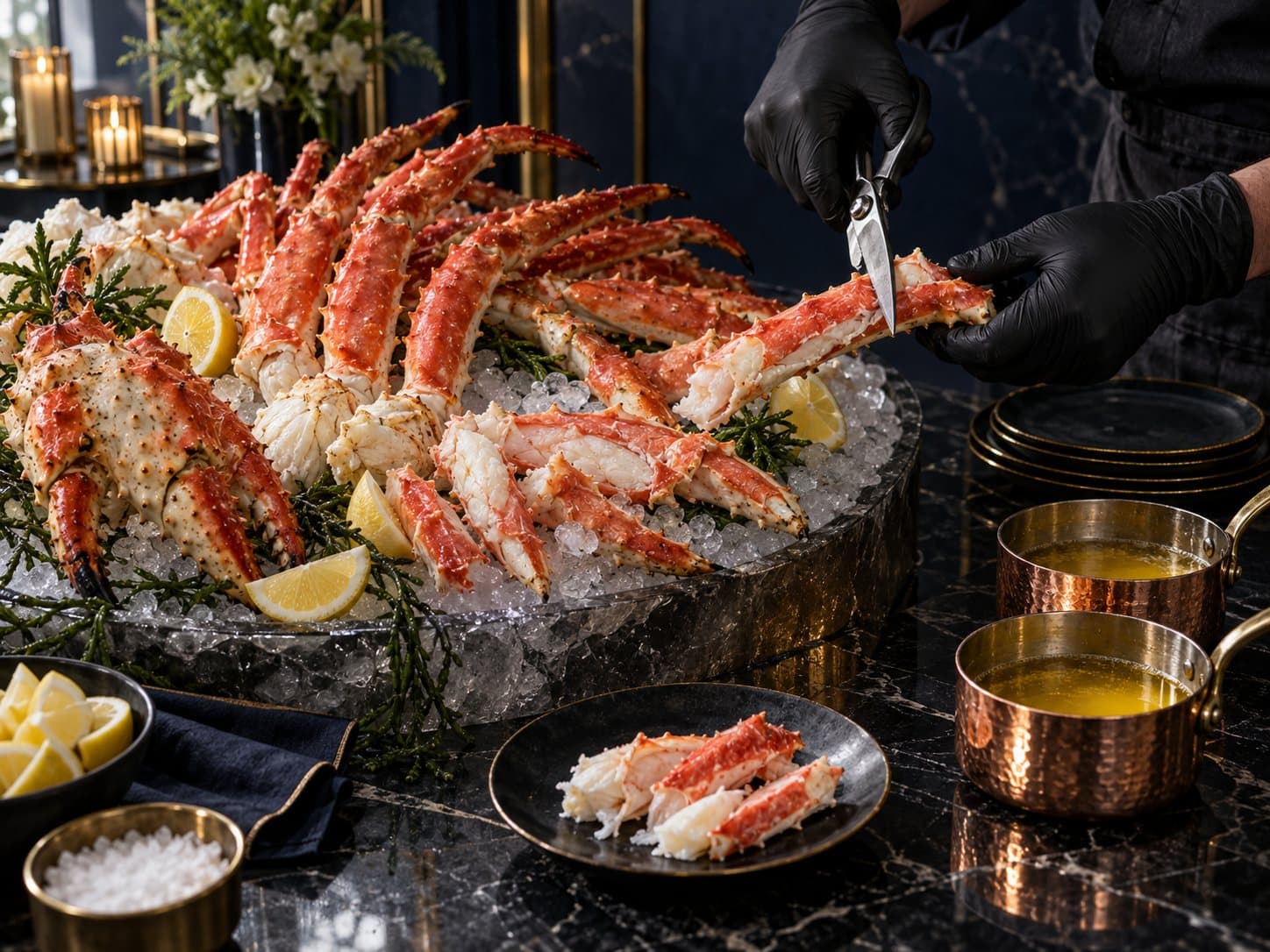 King Crab Cracking Station (illustrative image)